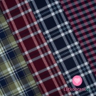 Bavlněný flanel tmavě modrá kostka na bílé 