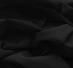 Bavlněný popelín jednobarevný černý