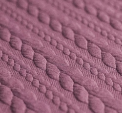 Pletenina copánky fialová lila