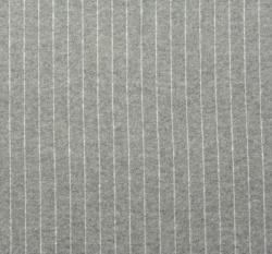 Bavlněný flanel proužek na šedé