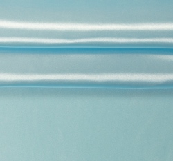 Satén polyesterový modrý