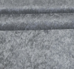 Samet polyesterový stříbrný