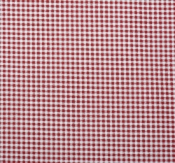 Bavlněné plátno červeno - bílé kostičky 