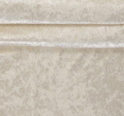 Samet polyesterový ecru