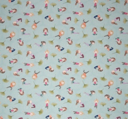 Úplet jóga na světle modré 