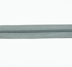 Metrážový zip spirálový 3 mm Šedá