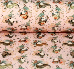 Teplákovina lesní víly na růžové