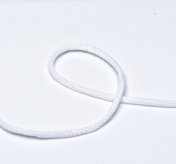Šňůra BA Ø 5mm Bílá