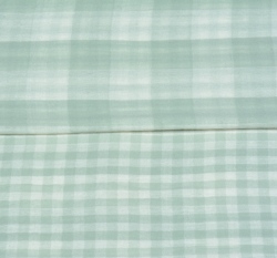 Dvojitá gázovina / mušelín starozelená kostka, oboustranná