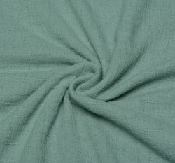 Bambusová dvojitá gázovina/mušelín nebesky modrá 