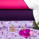 Warmkeeper (alpenfleece) potisk jednorožci se třpytivými detaily na růžové