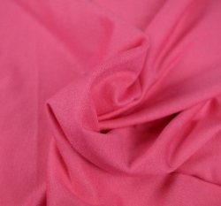 Viskózový jednobarevný úplet fuchsiově růžový