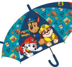 Dětský vystřelovací deštník Tlapková patrola, modrý