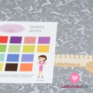 Bavlněné plátno potisk stříbrné hvězdy s ornamenty na šedé