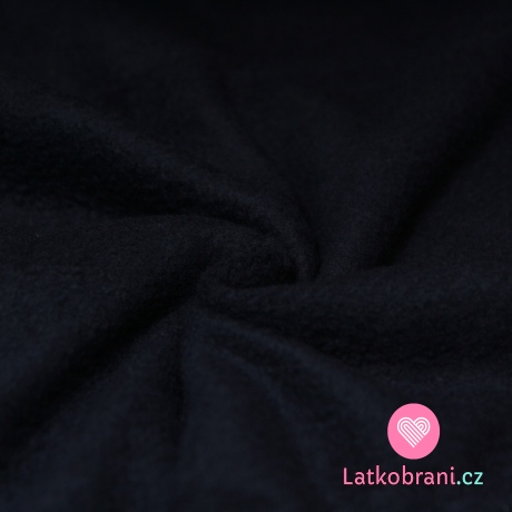 Polar fleece tmavě modrý antipilling