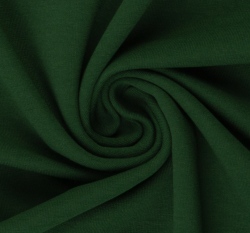 Teplákovina jednobarevná počesaná zelená lesní
