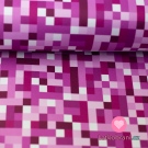 Softshell s fleecem růžové pixely