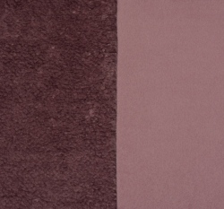 Fleece s beránkem jednobarevný starorůžový 