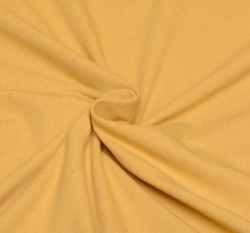 Úplet se lnem jednobarevný okrový 