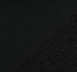 Softshell s fleecem černý, lehce pružný