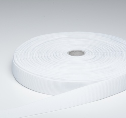 Pruženka plochá 25 mm bílá