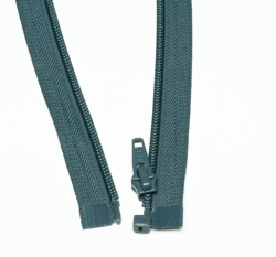 Zip spirálový dělitelný tmavě šedý 60cm