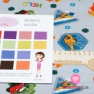 Úplet potisk požárník Sam na šedé