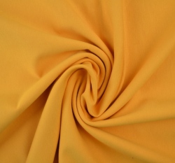 Jednobarevná teplákovina žlutá hořčicová