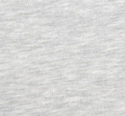 Jednobarevný, oboulícní bavlněný úplet melír šedý