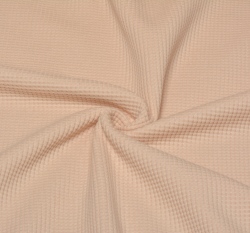 Vaflový úplet jednobarevný pudrový, BIO