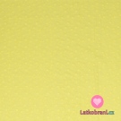 Bavlněná madeira vyšívané kytičky s ozdobným okrajem, žlutá