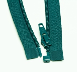 Zip spirálový dělitelný petrolejový 65cm