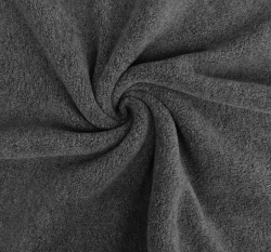 Fleece antipilling jednobarevný tmavě šedé melé