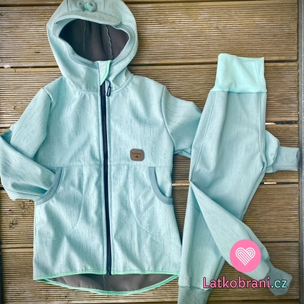 softshellový komplet