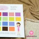 Pletený žakár okrový s bílými detaily