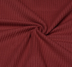 Vaflový úplet červený