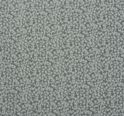 Bavlněný manšestr potisk drobné kytičky na šedé