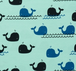 Úplet potisk velryby na moři