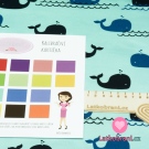 Úplet potisk velryby na moři