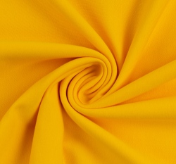Teplákovina jednobarevná počesaná sytě žlutá
