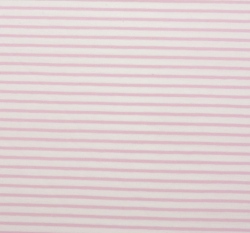 Úplet bílo - růžové proužky světlejší