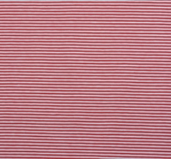 Úplet červeno - bílé proužky