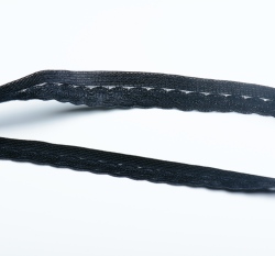 Pruženka prádlová, ozdobná černá 14 mm