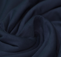 Jednobarevný úplet námořnická modrá 240 g