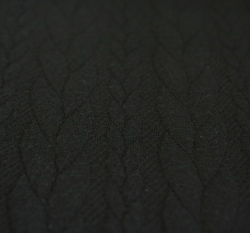 Pletenina copánky černá