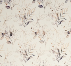 Úplet potisk listy na větvičce na přírodní bílé 