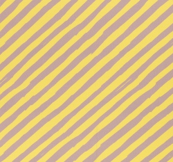 Teplákovina šikmé pruhy žlutá s taupovou