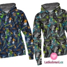 Warmkeeper potisk snowboarďáci na džínově modré 