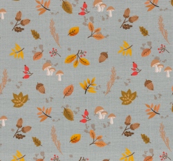 Úplet podzimní příroda na starozelené 