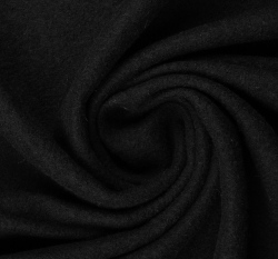 Vařená vlna merino černá